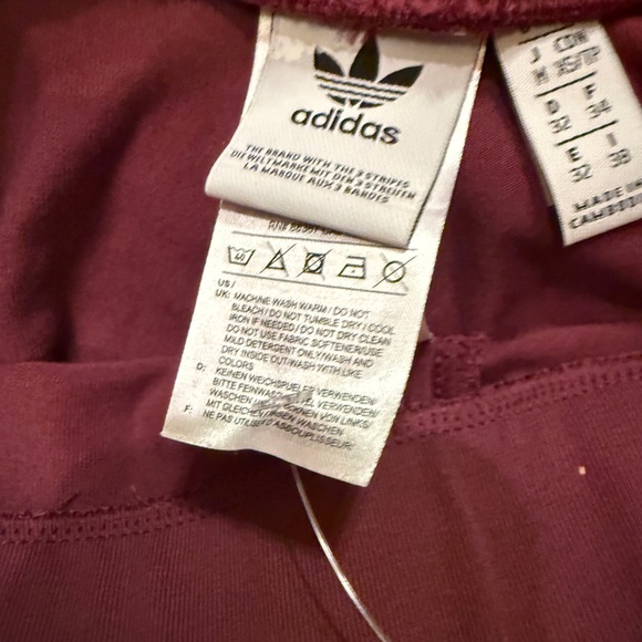 Adidas NWT Velvet Striped Leggings - Picture 7 of 8